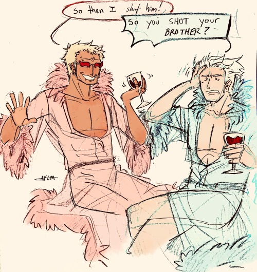Hyperfixation Crossover - The Parallels Are Haunting Me. (a Highly Specific Scene Of Knives And Doflamingo