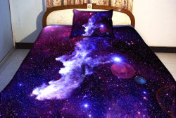 rainbowforests:  galaxy bedding on etsy 