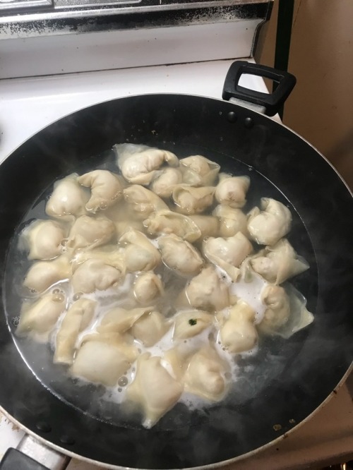 Wonton soup baby! From chef brockalope.