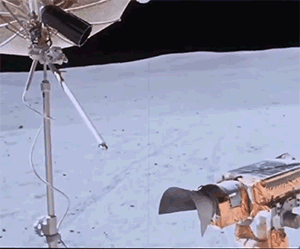 zerostatereflex:  New Stabilized footage from Apollo 16!Clearly it was bumpy,..though