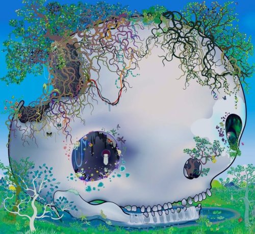 Chiho Aoshima - The Fountain of the Skull, 2007, offset print, 68.0 x 68.0 cmSee more Chiho Aoshima 