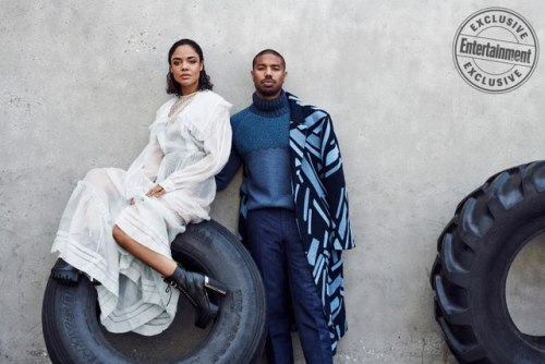 soph-okonedo:  ‘Entertainment Weekly’ (2018): Creed II stars Michael B. Jordan and Tessa Thompson  