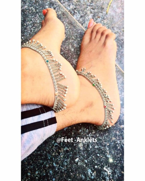 Beautiful Silver Anklets . Click by @harshasureshs4 . #photography #mobilephotography #mobileclick