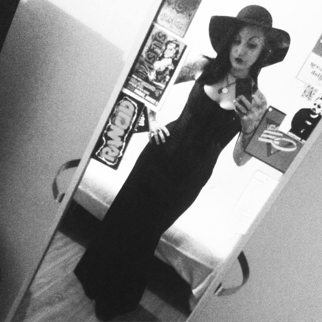thedoomdoll:  Baby’s first Hallows. Going to hang out with a bunch of witches and