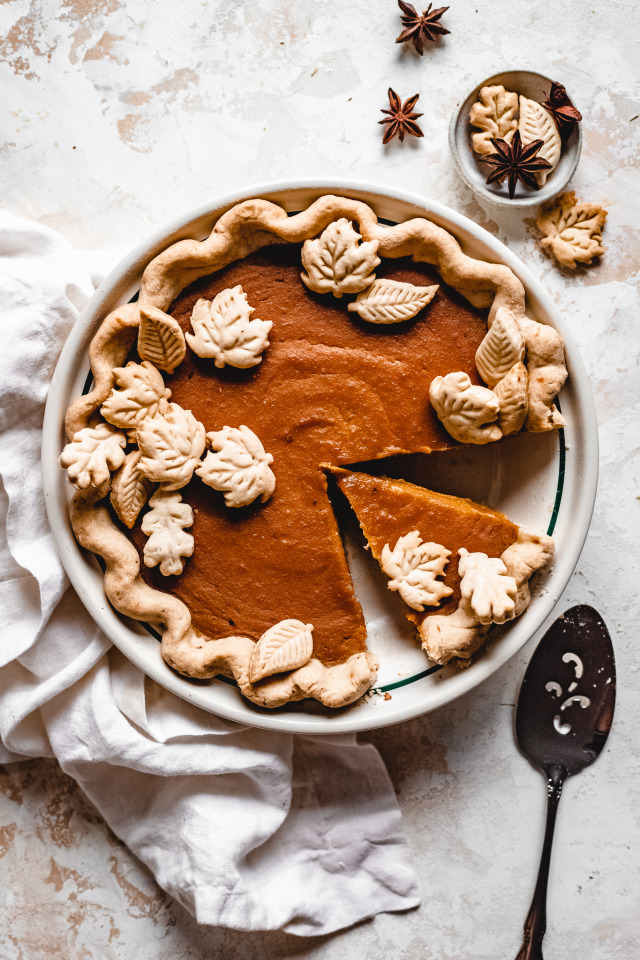 Super Easy Vegan Butternut Squash Pie (Gluten Free)