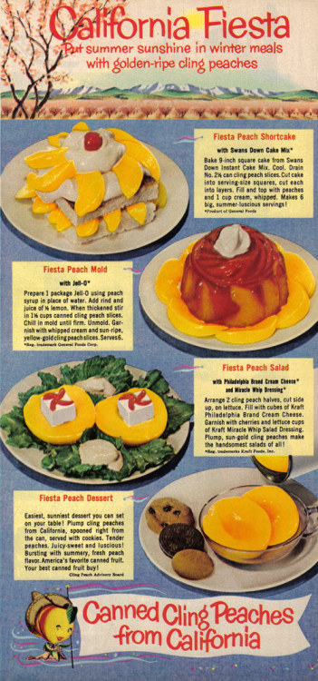 weezly: buzzfeed:   buzzfeedrewind:  Truly upsetting vintage food advertisements  *screams*   I love them 