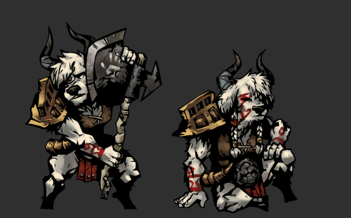 Darkest Dungeon commissions for Ripowal, making a class mod called  “Warlord”