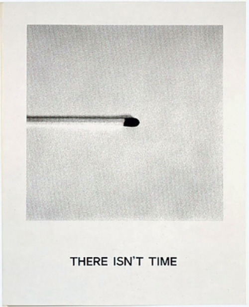 blue-voids: John Baldessari - Goya Series: There Isn’t Time (1997)