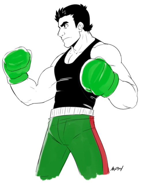 mattpichette:  I’ve been trying to get a good Little Mac pic out ever since his announcement for SSB. Finally ran over my creative block to bring you a quick little sketch.
