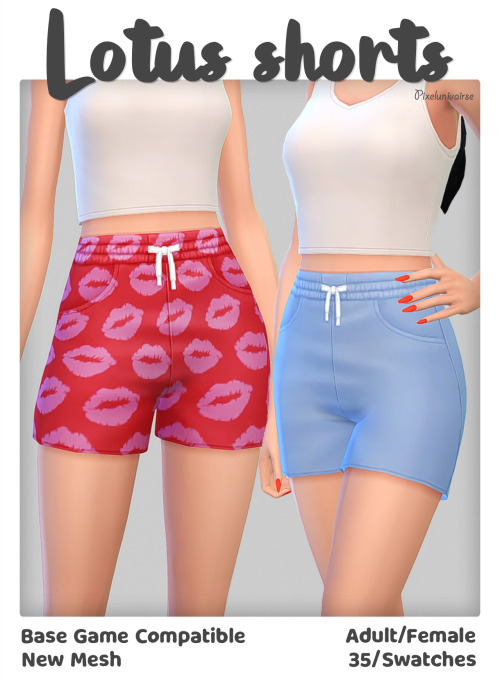 pixelunivairse:Here they are (I kept getting wcif about this shorts)I hope you will like them.Downlo