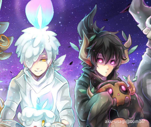 aku-usagi:  based on these designs I made for Halloween :”D Bookmark now available to pre-order on my online store~! *U* 