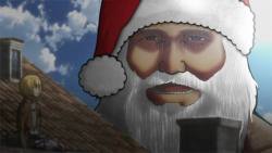 memos-from-heichou:  herakushi:  #ho ho hOLY SHIT  You better watch outYou better run fast You better hope that You’ve stocked up on gasTitan Clause is coming to town He’s eating your friendsMunching your mumBearded bastard, he does it for funTitan