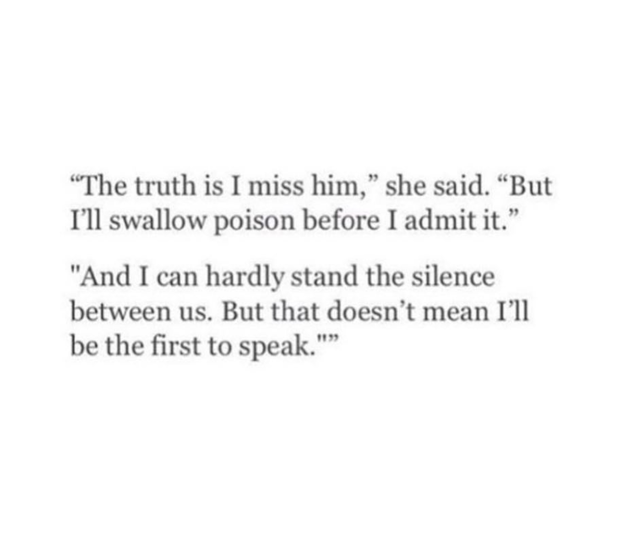 Nothing to say but too much to say