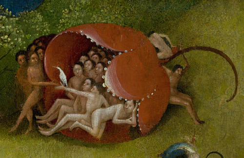 Detail from The Garden of Earthly Delights by Hieronymus Bosch, 1490-1510.•Follow: Instagram | Pinte
