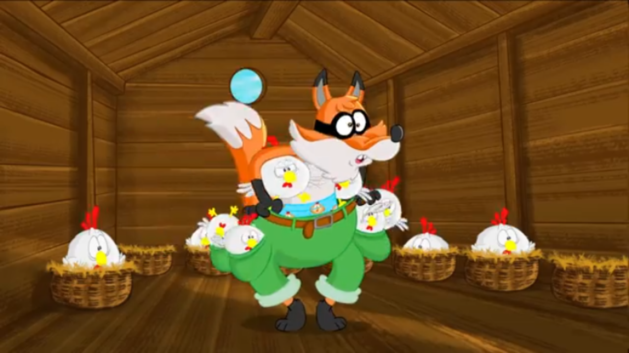 found this kids game called catch the fox, it features a cartoon of a fox attempting