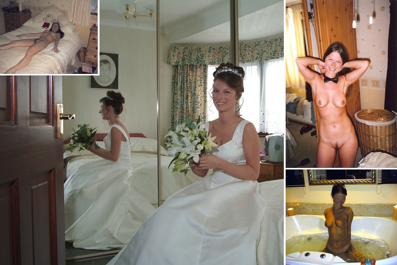 Bridesmaid and bride naked.