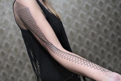 Dots To LinesMore Tattoo here.