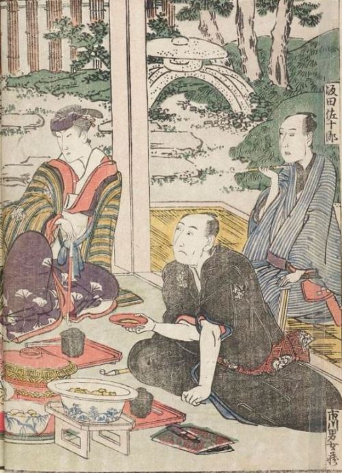 e-hon 絵本 - “Yakusha sangaikyō 俳優三階興”, 1801, VOLUME 2auteur : Author : Shikitei Sanba 式亭三馬 (1776 - 18