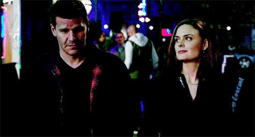 seeleybooth: Booth & Brennan - Not together as a couple / together as a couple, married, as husb