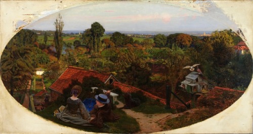 An English Autumn Afternoon by Ford Madox Brown, 1852-1853