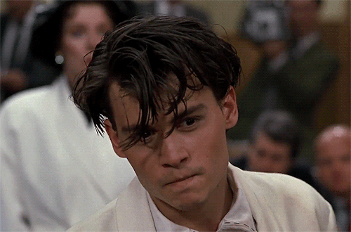 geminiscene:  johnny depp in cry-baby (1990)  