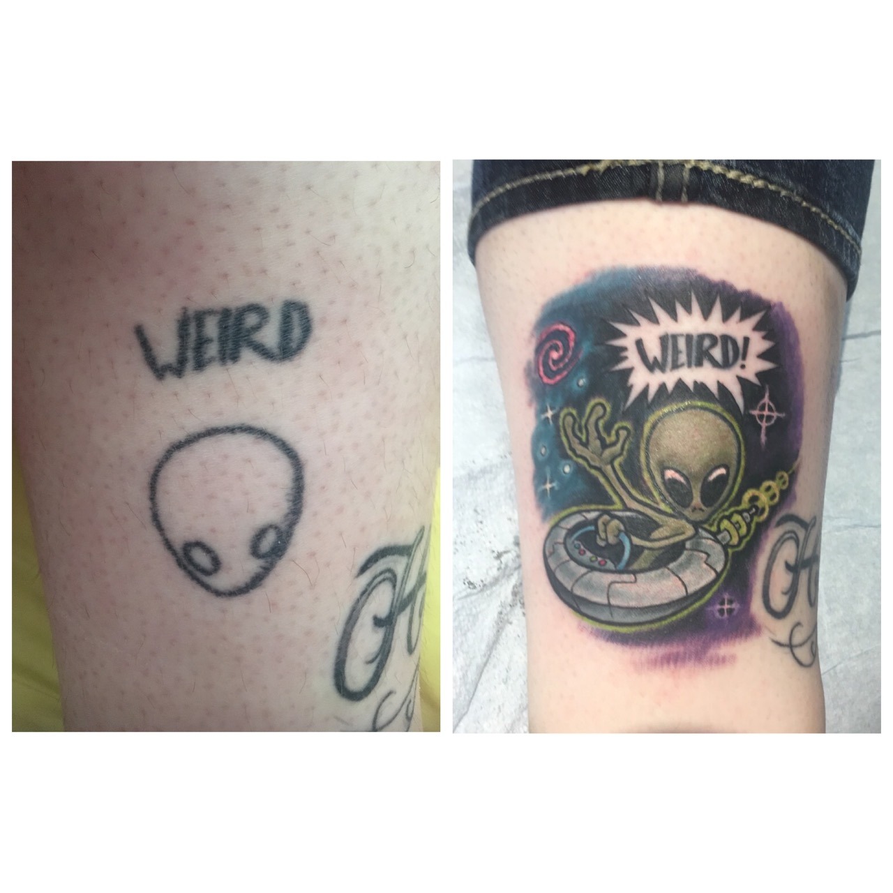 bad tattoo cover up