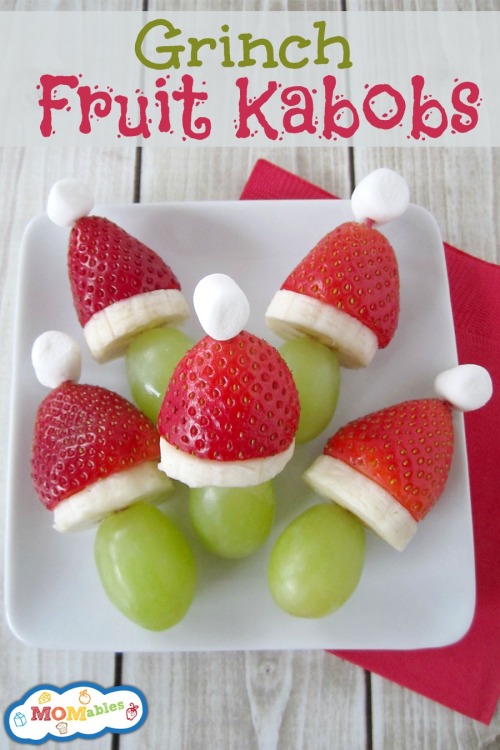 Healthy fruit kabob treat