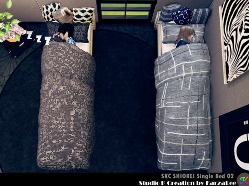 studio-k-creation:SKC shiokei single bed 02 (S4CC)standalone / new mesh by me / base game / 25 swatc