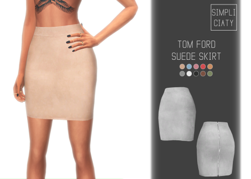 simpliciaty: TOM FORD SUEDE SKIRTSorry if this is kinda basic and boring, but I didn’t have mu