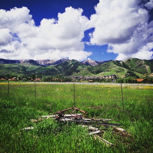 Gorgeous day for a bike ride. #parkcity #utah #getoutdoors