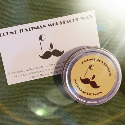 Fresh Brewed Coffee scented moustache wax, from our Empire Collection.