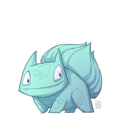 On Friday, I started warming up in the mornings with some Pokemon doodles and I have been posting th