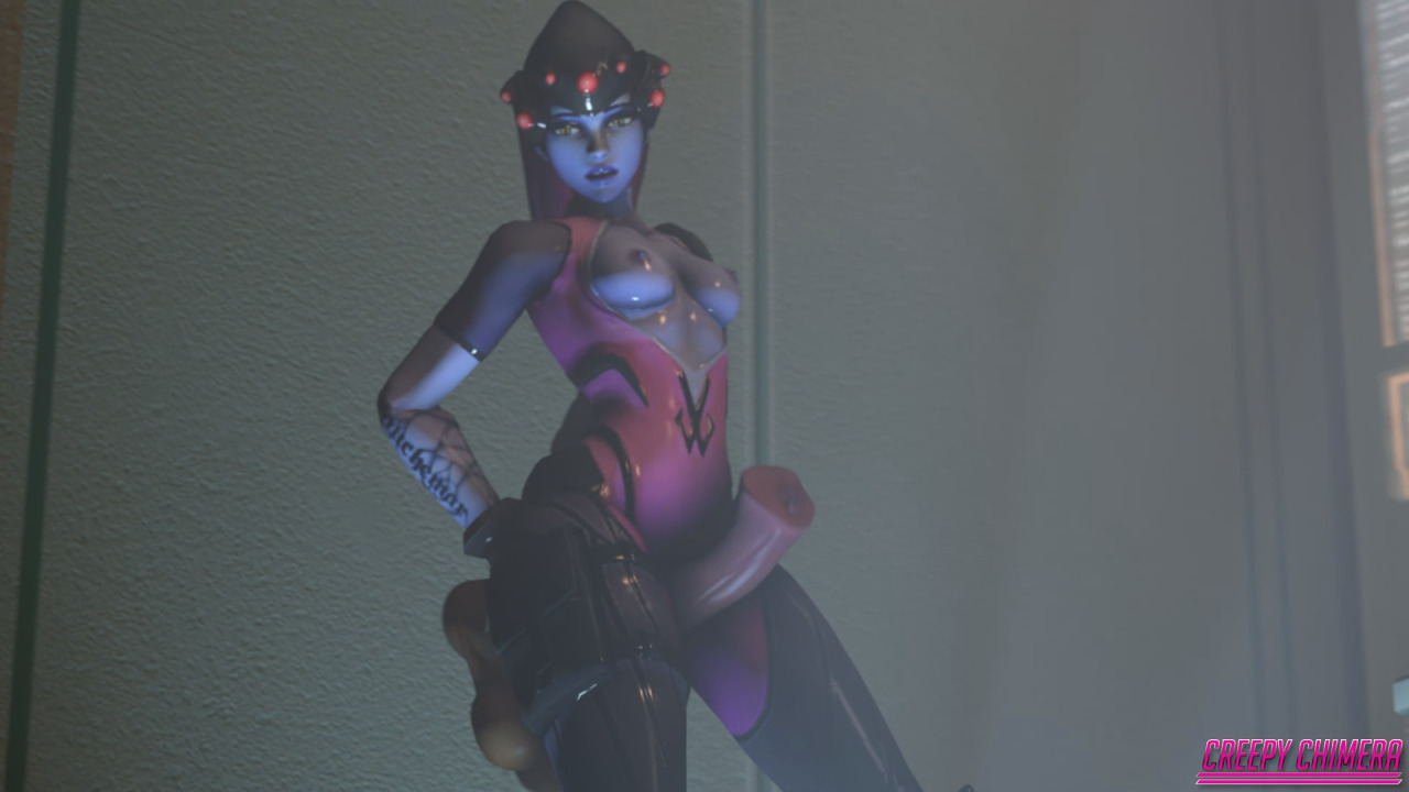 creepychimera: Widowmaker Milking with her Thighs (Animation) I know some of you