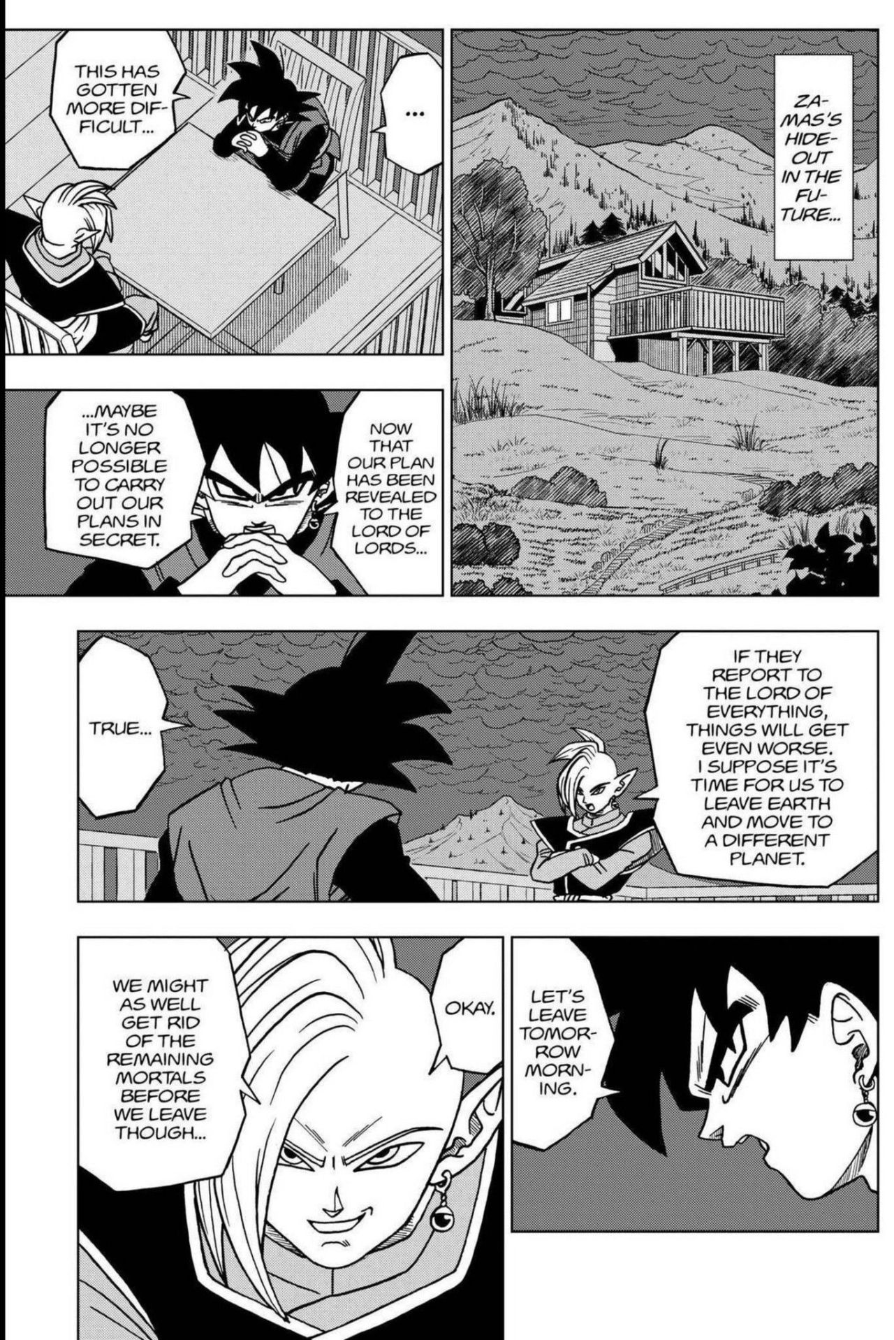 What would happen if Goku Black appeared in the fan manga called