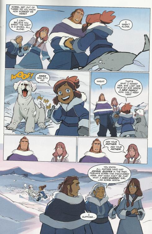 thewillowtree3: sugarssaur:   norstrus:  Free comic book day 2016 The Legend of korra: “Friends for Life”  Too precious to not be reblogged   Bebbies. <33 I think even more precious than Korra and Naga befriending each other- is seeing Korra grow