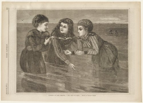 Bathing at Long Branch–“Oh, Ain’t it Cold!”, Winslow Homer, 1871, Minneapoli