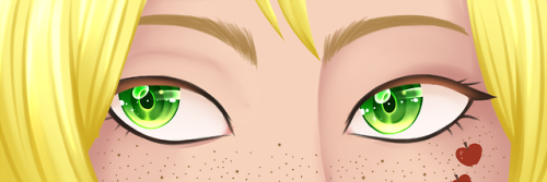 tinyfruitbat-art:Some eye portraits I doodled up while taking care of my mom. I wanted to see how mu