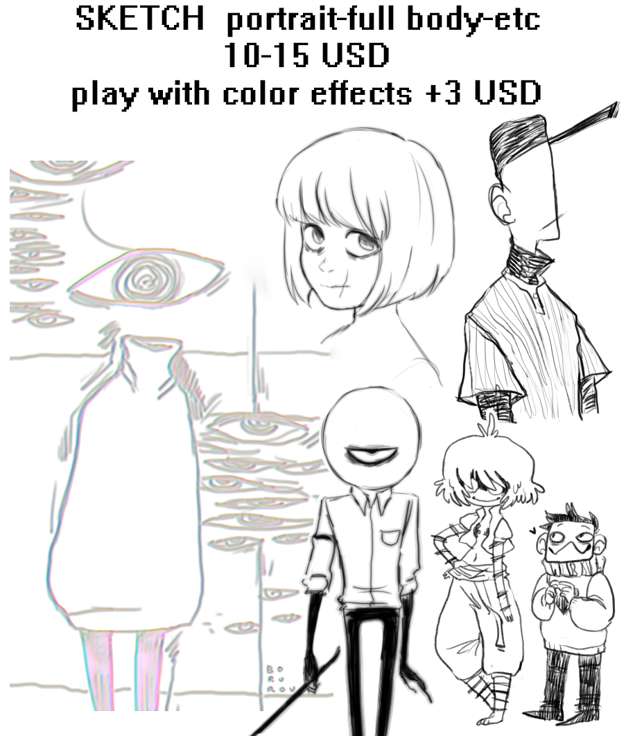 borurou:  OPENING COMISSIONS! My tablet is like 7 years old and I’m always in the