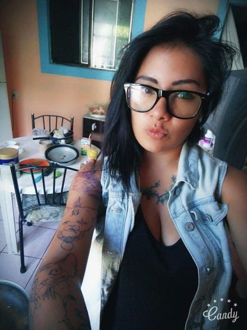 latinashunter: Tatted Latina/Big Brown Titz… Dayummm… ❤❤