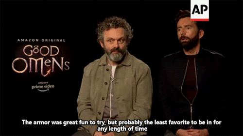 mizgnomer:David Tennant and Michael Sheen discuss their favorite (and least favorite) costumes from Good Omens episode 3