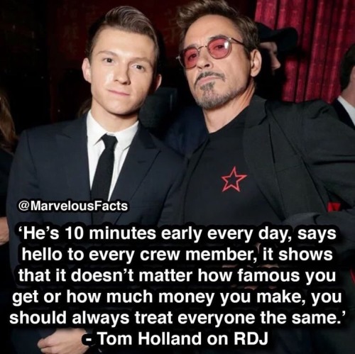 RDJ/Tom Holland Giving Off Spidey-Son Vibes- Casting Done Right