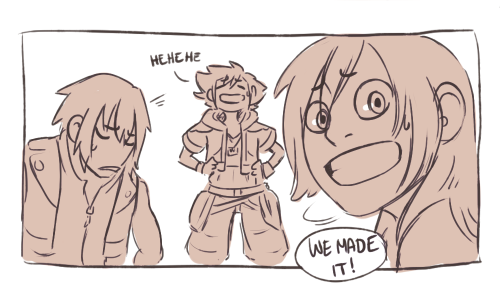 riku-eosphorus:  “It’s taking us a lot of time to get used to having Lea with us on missions.”