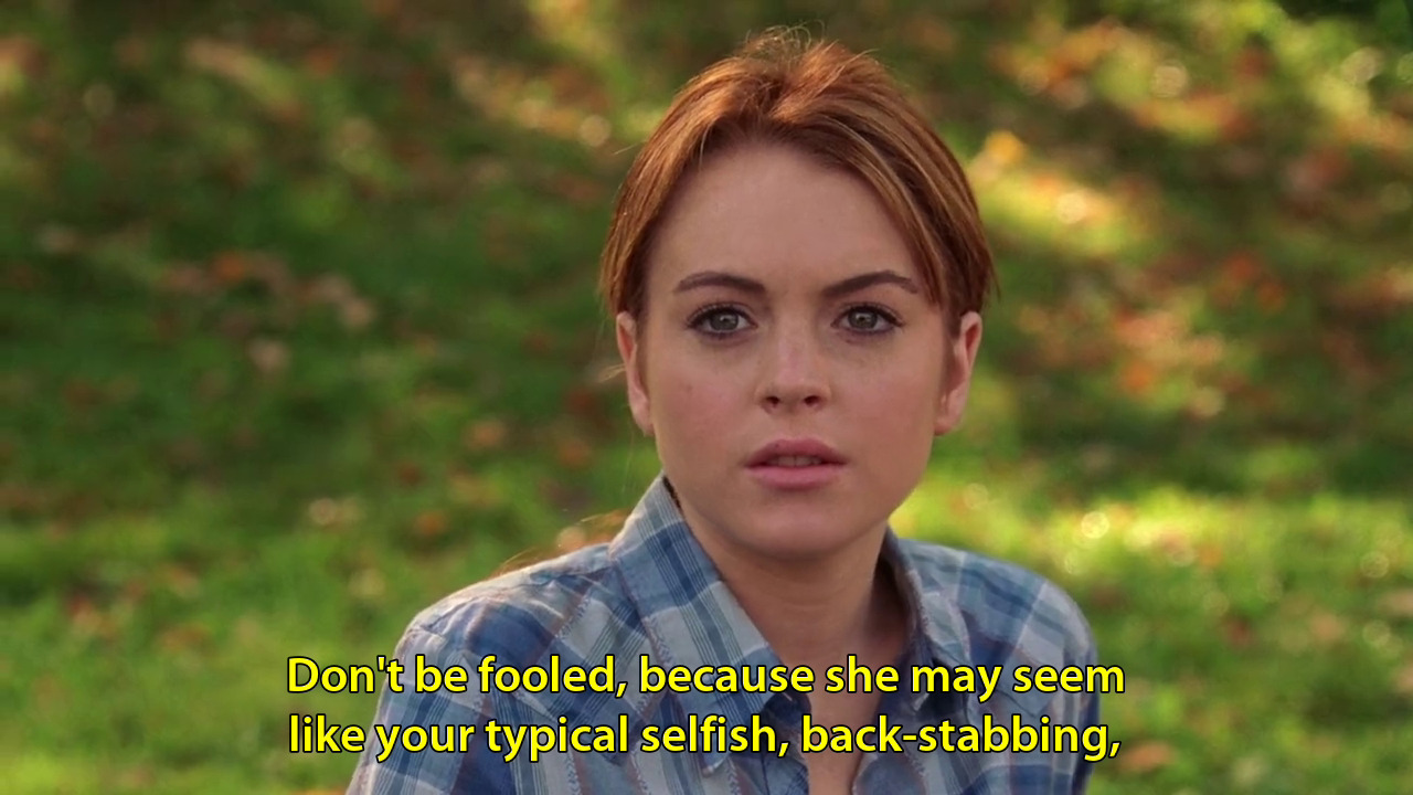 susiediamonds:  Mean Girls (Mark Waters, 2004)