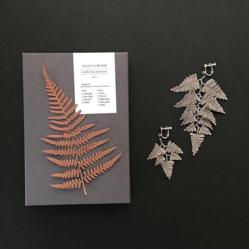 itscolossal:Crocheted Lace Jewelry Inspired by Organic Specimens