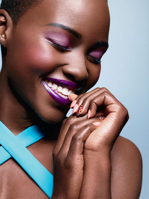 bigeeklyanxiety: fastfash-on: makeupartistsmeet: Lupita Nyongo Essence Magazine Makeup: Matin Photog