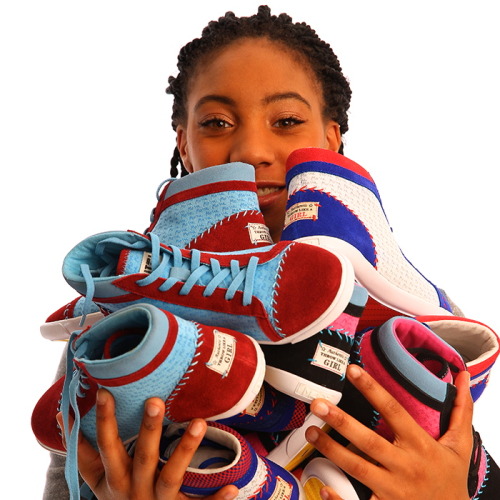 thechanelmuse:Thirteen-year old baseball phenom Mo’ne Davis has launched a sneaker line to help impoverished girls“I never thought at the age of 13 I’d be a role model, but having young girls look up to me is pretty cool,” Mo’Ne said in a news