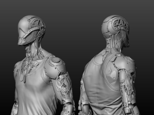 ArtStation - Rockerbot Close-up Zbrush, by KEOS MASONS - Marco Plouffe