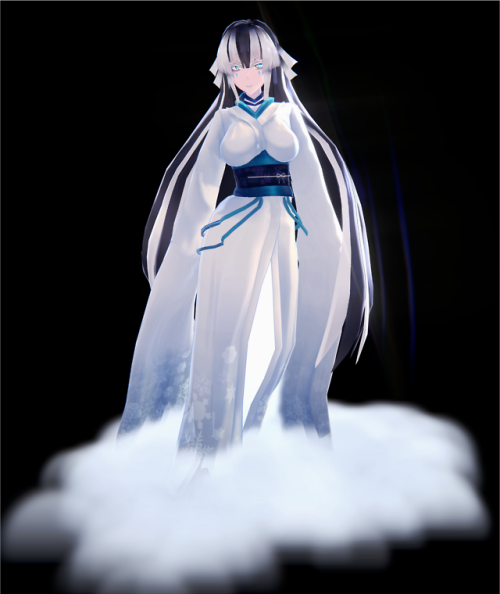 Model for Fuyuko (yuki onna)