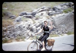 lostslideshows:  “Bicycle Ride” - 1950s