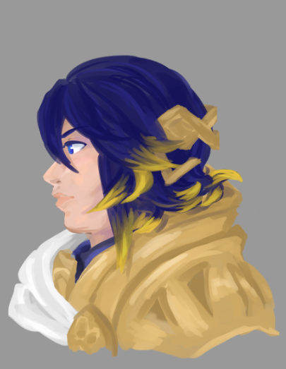 I tried digitally painting for the first time in 10000 years, so have a Askr Prince